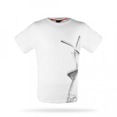 KETEL ONE VODKA - MEN'S T-SHIRT WHITE WINDMILL